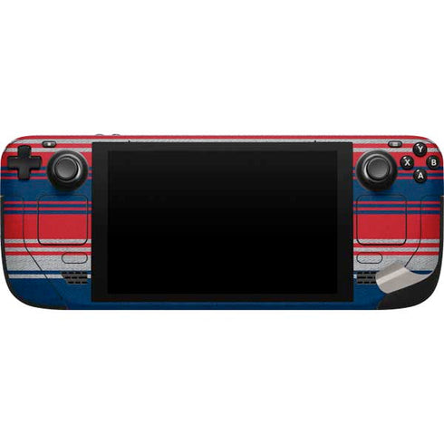 NFL New England Patriots Trailblazer Steam Deck Handheld Gaming Computer Skin